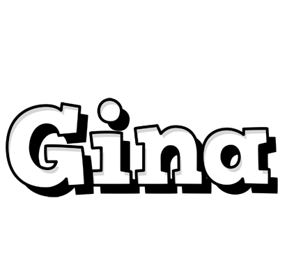 Gina snowing logo