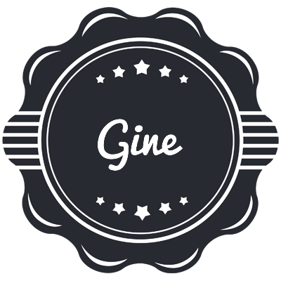 Gine badge logo