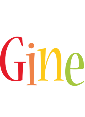 Gine birthday logo