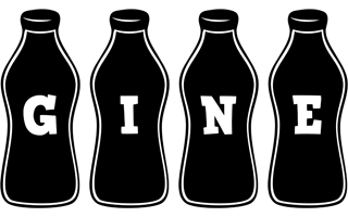 Gine bottle logo