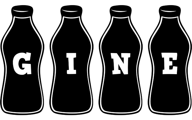 Gine bottle logo