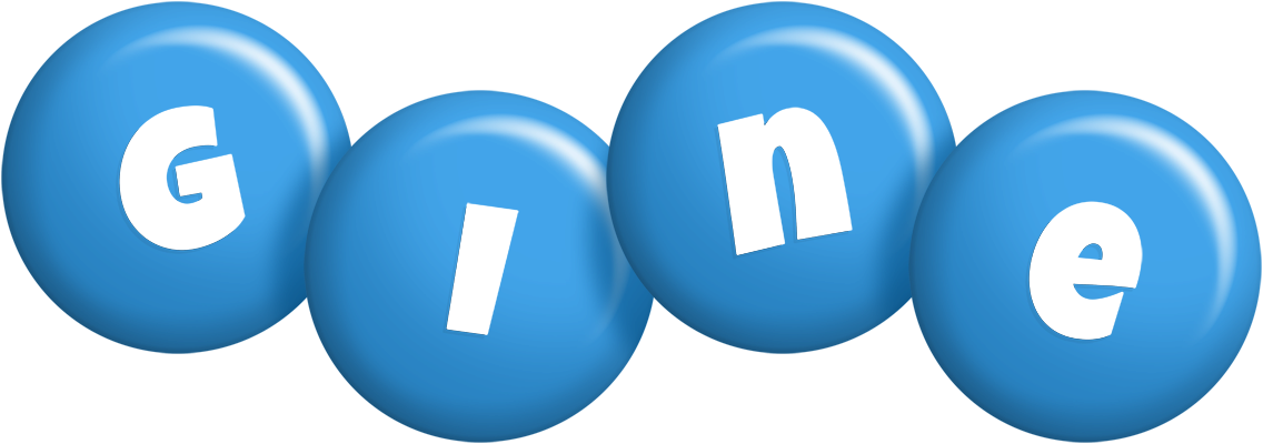 Gine candy-blue logo