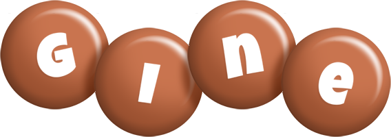 Gine candy-brown logo