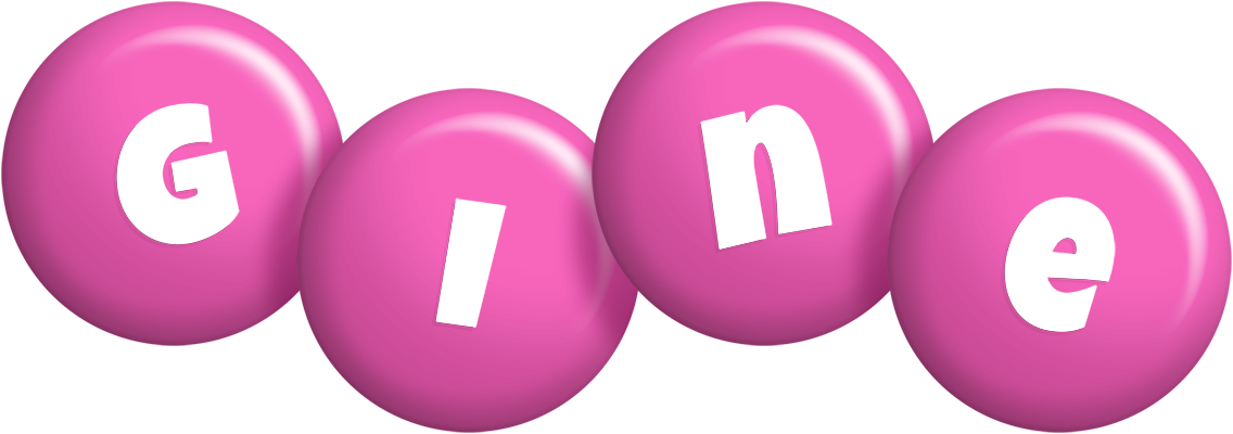 Gine candy-pink logo