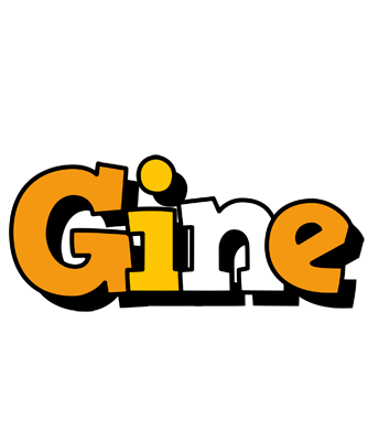 Gine cartoon logo