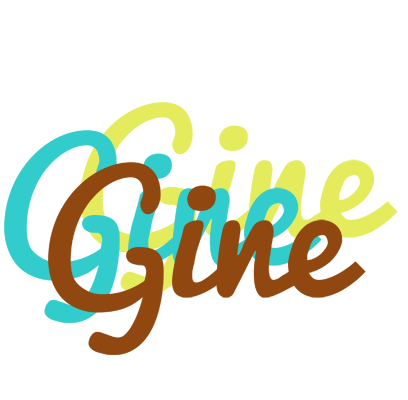 Gine cupcake logo