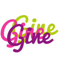 Gine flowers logo