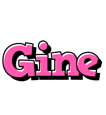 Gine girlish logo