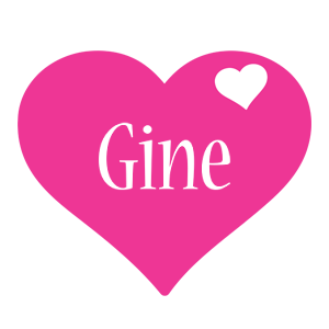 Gine love-heart logo