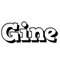 Gine snowing logo