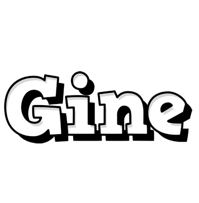 Gine snowing logo