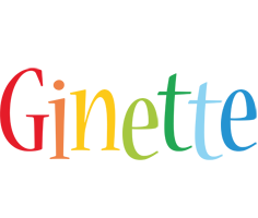 Ginette birthday logo