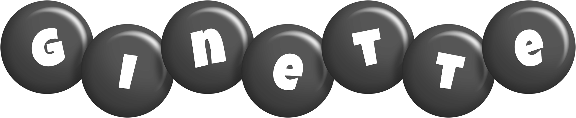 Ginette candy-black logo