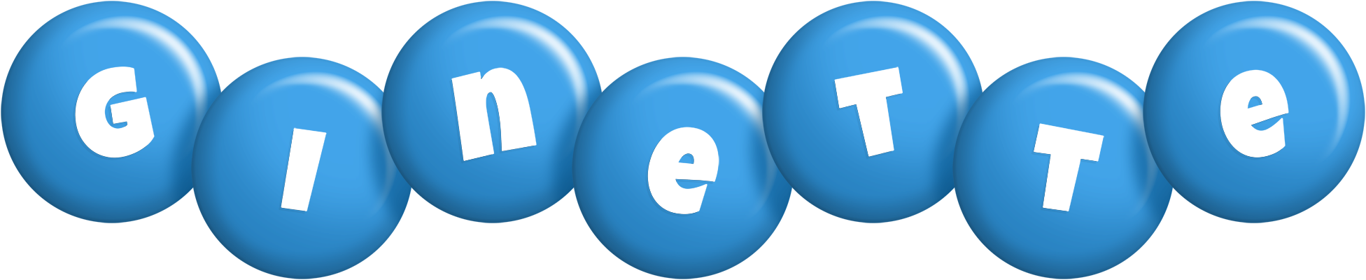 Ginette candy-blue logo