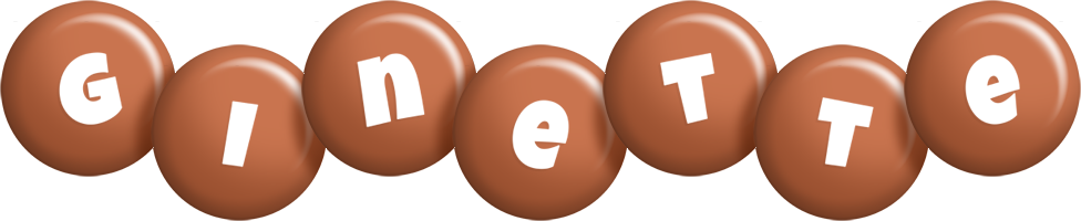 Ginette candy-brown logo