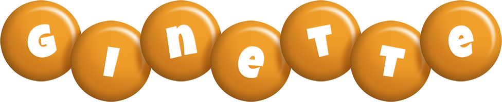 Ginette candy-orange logo