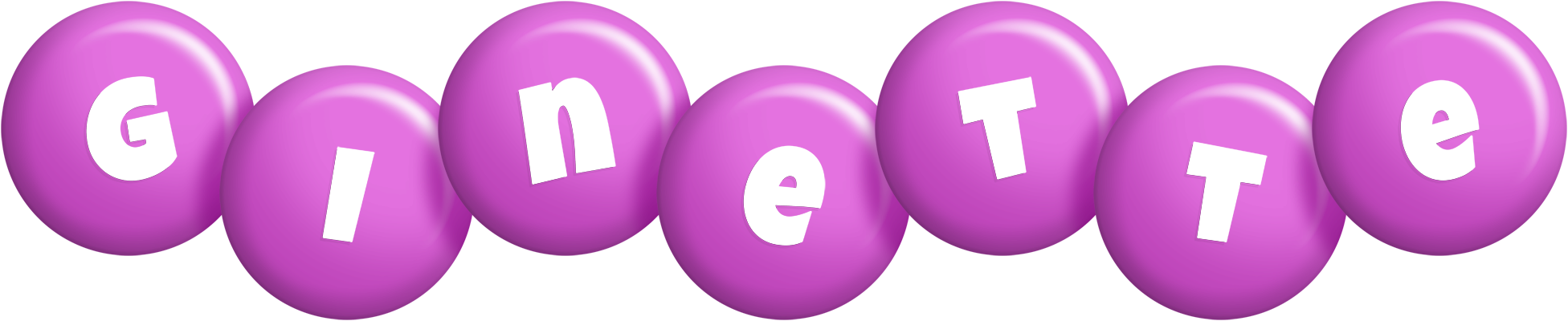 Ginette candy-purple logo