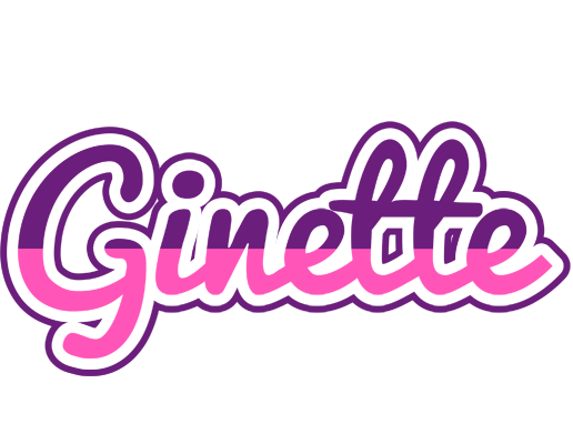 Ginette cheerful logo