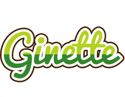 Ginette golfing logo