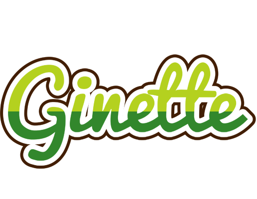 Ginette golfing logo