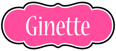 Ginette invitation logo