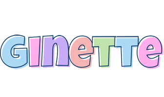 Ginette pastel logo