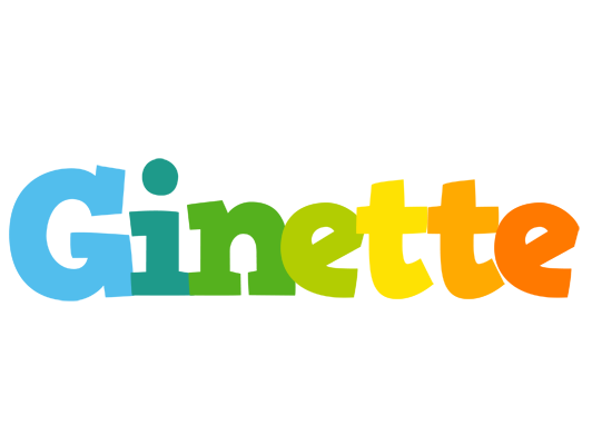 Ginette rainbows logo