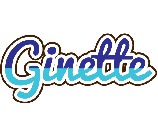 Ginette raining logo