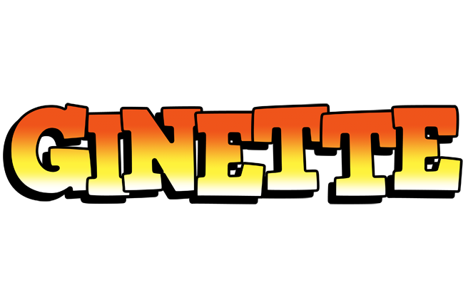 Ginette sunset logo