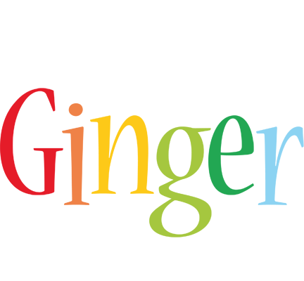 Ginger birthday logo