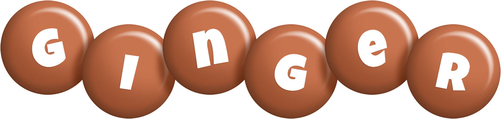 Ginger candy-brown logo