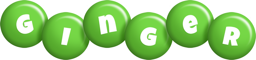 Ginger candy-green logo