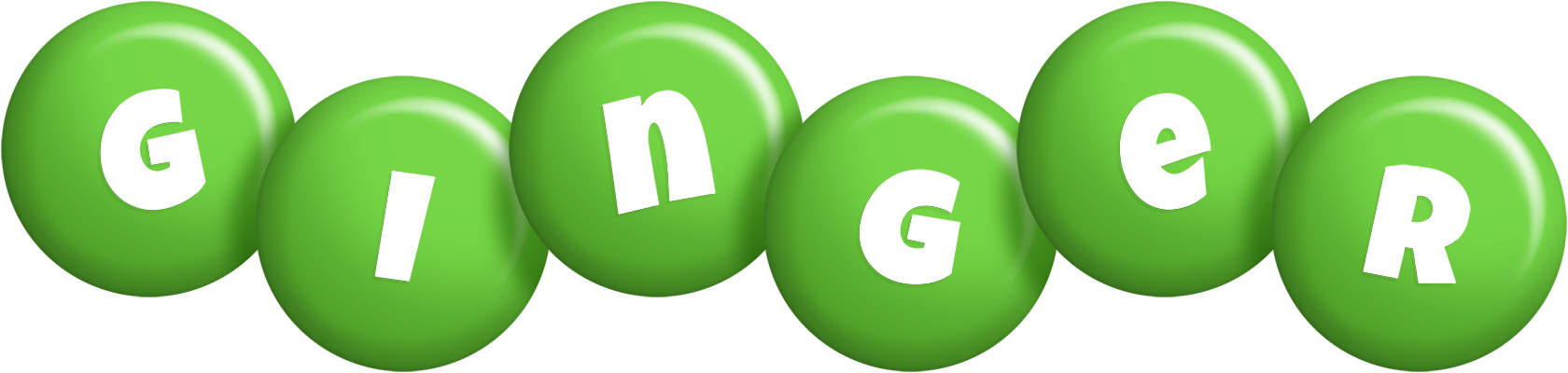 Ginger candy-green logo