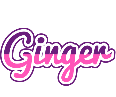 Ginger cheerful logo