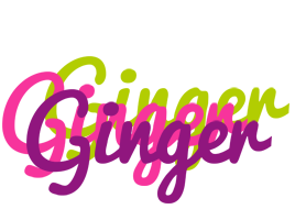 Ginger flowers logo