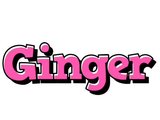 Ginger girlish logo