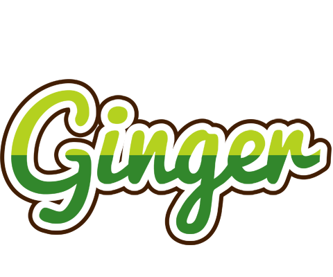 Ginger golfing logo