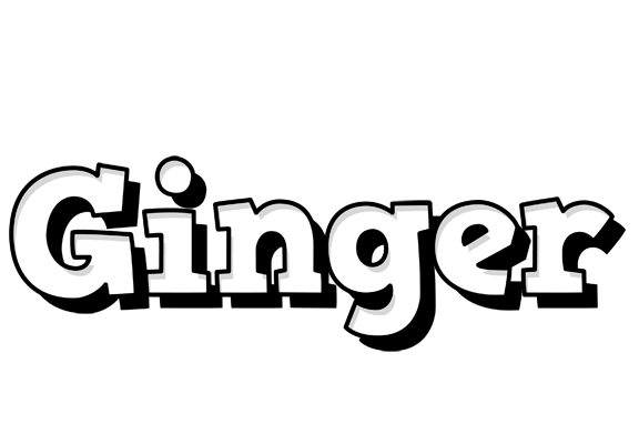 Ginger snowing logo