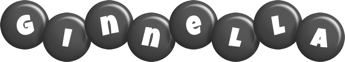 Ginnella candy-black logo