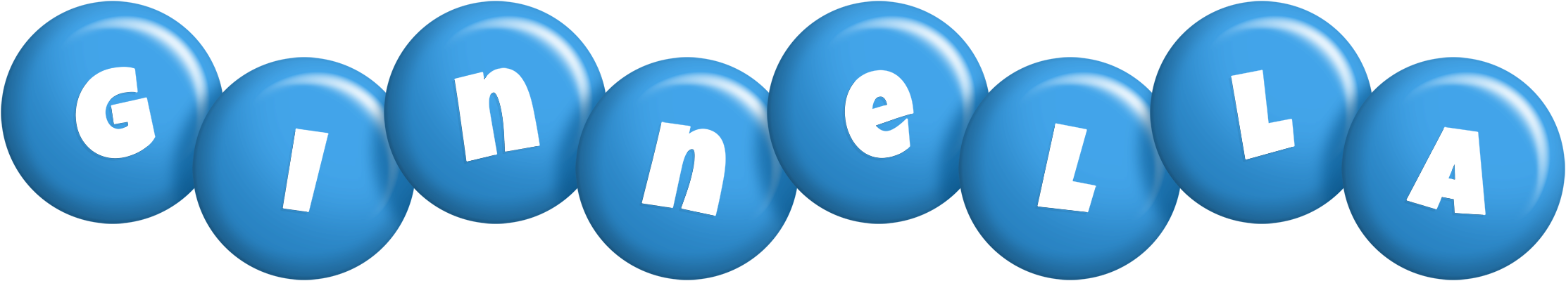 Ginnella candy-blue logo
