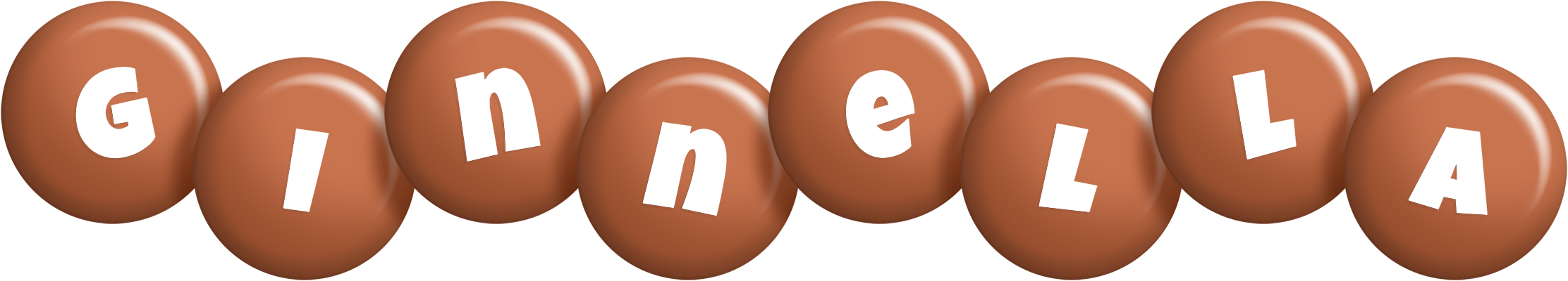 Ginnella candy-brown logo