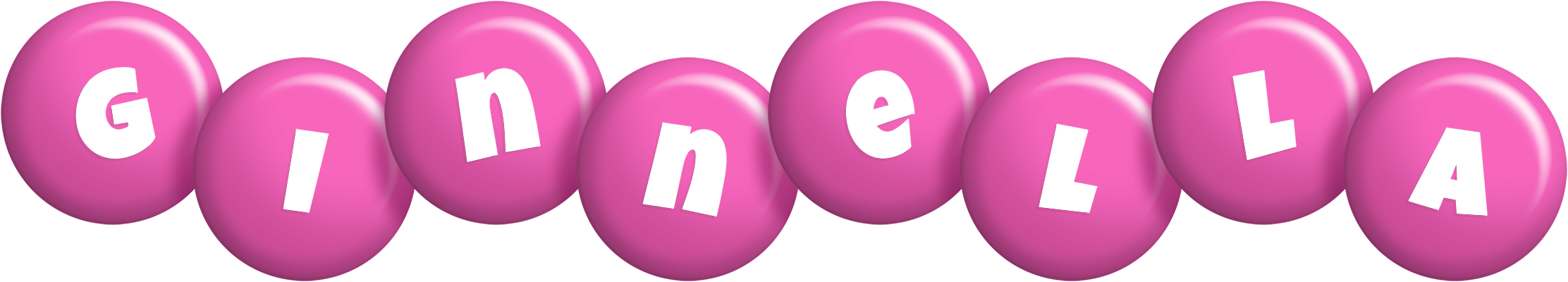 Ginnella candy-pink logo
