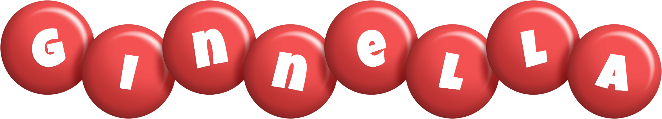 Ginnella candy-red logo