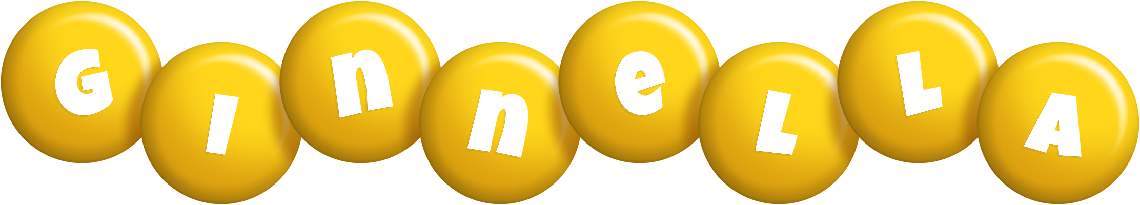 Ginnella candy-yellow logo