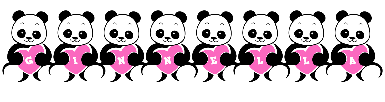 Ginnella love-panda logo