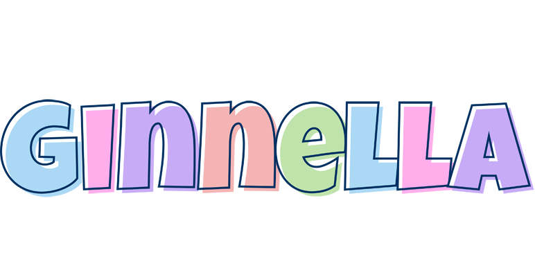Ginnella pastel logo