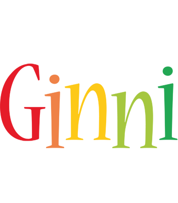 Ginni birthday logo
