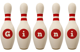 Ginni bowling-pin logo