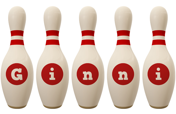Ginni bowling-pin logo