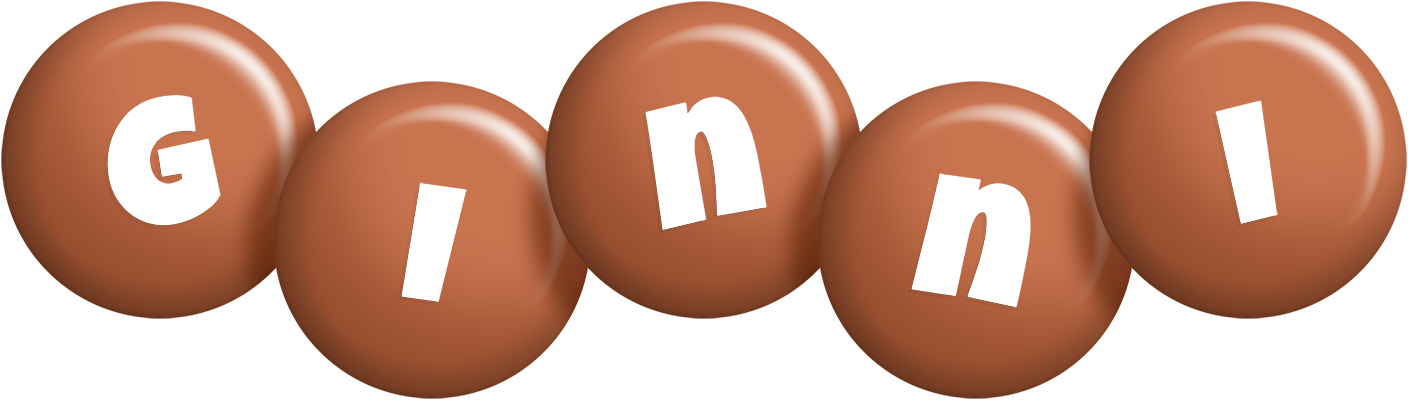 Ginni candy-brown logo